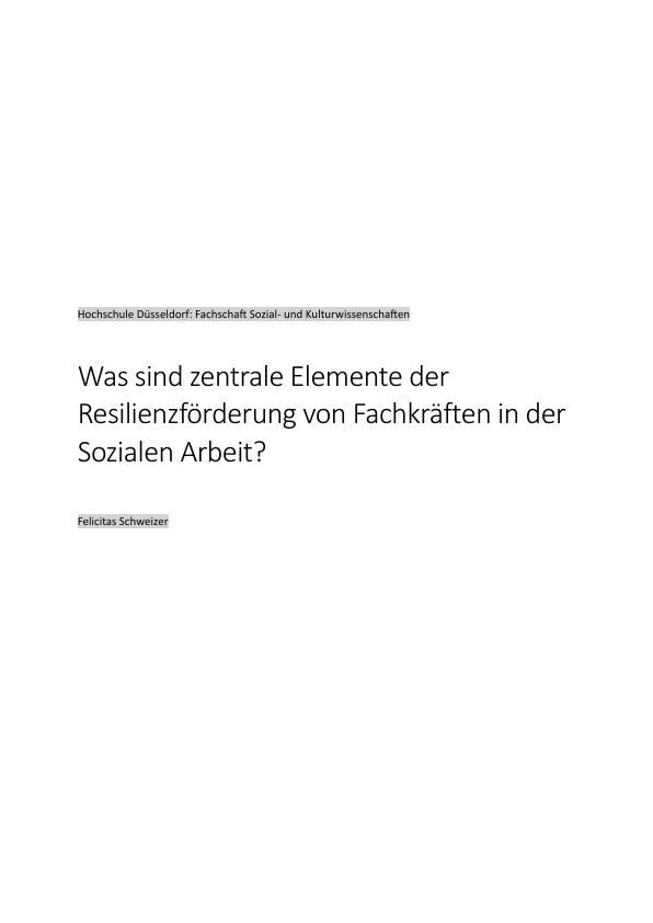 Resilienz In Der Sozialen Arbeit Grundlagen Herausforderungen Und