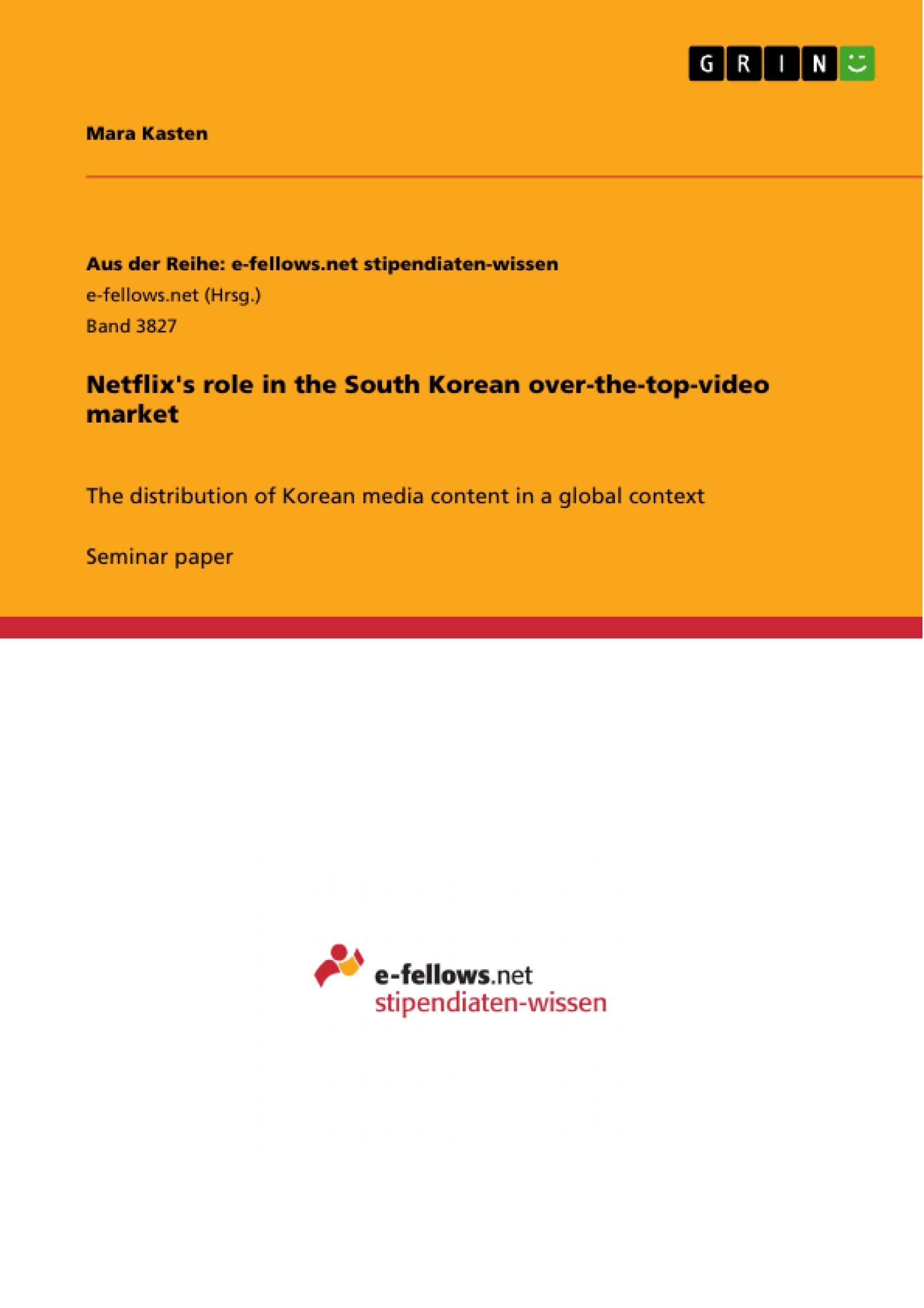 Title: Netflix's role in the South Korean over-the-top-video market