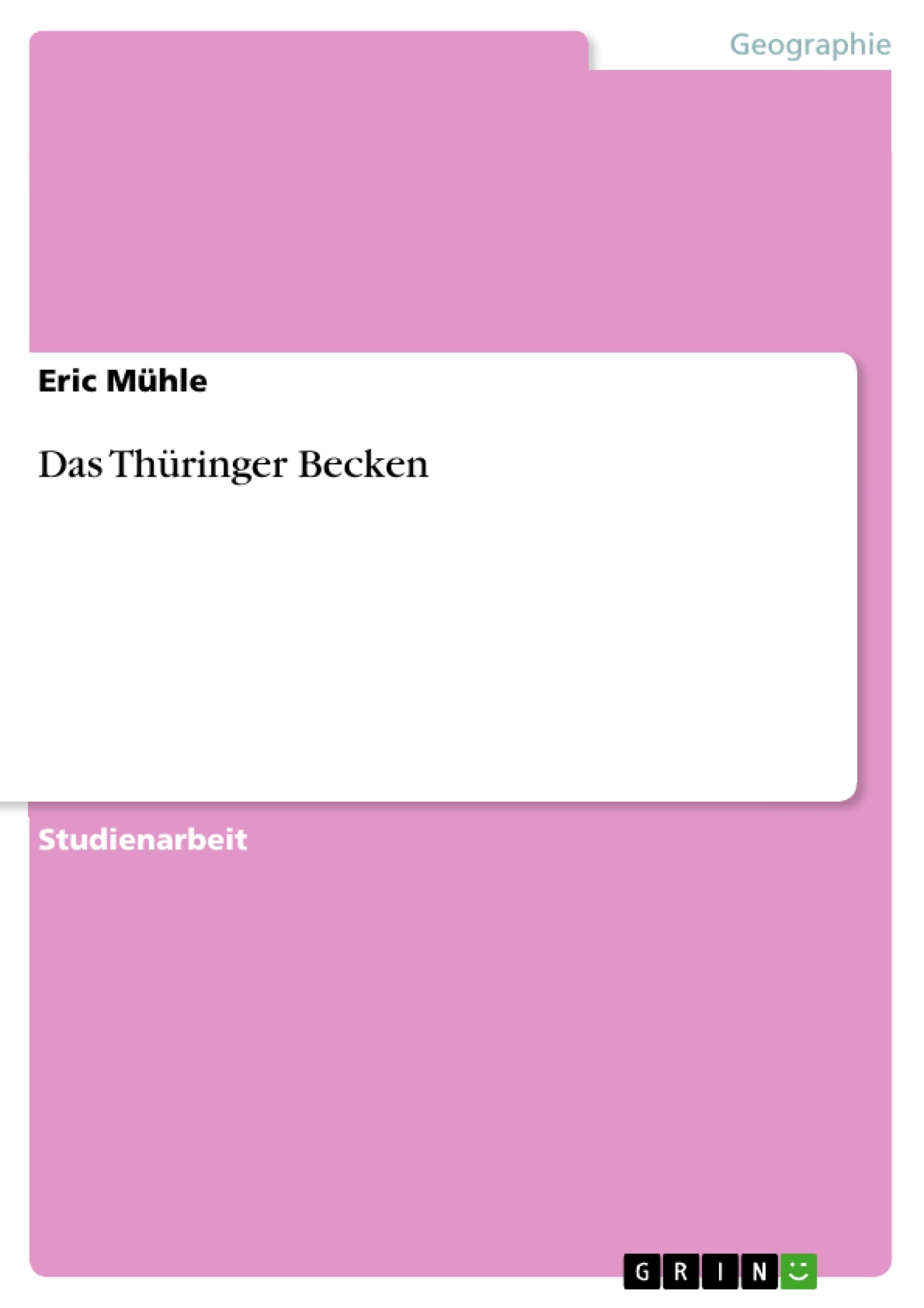 Titre: Das Thüringer Becken