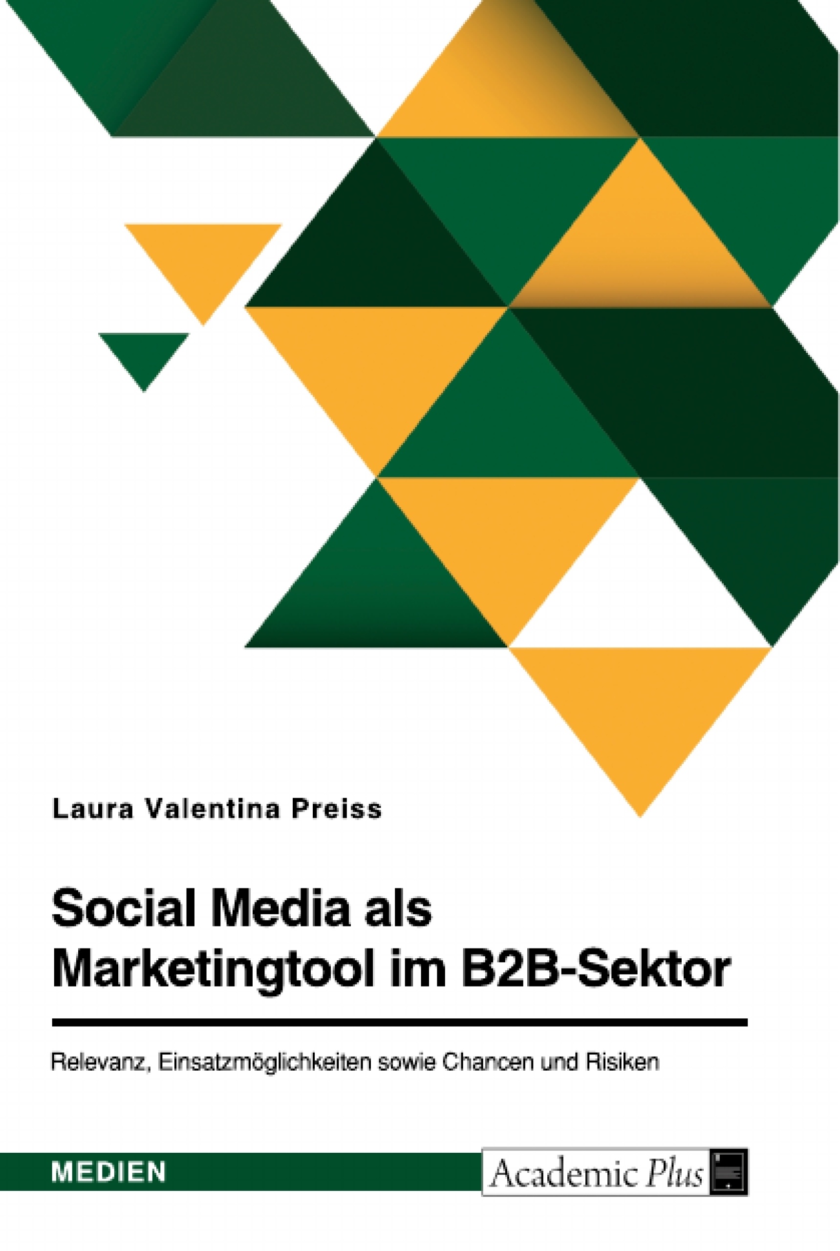 Titel: Social Media als Marketingtool im B2B-Sektor. Relevanz, Einsatzmöglichkeiten sowie Chancen und Risiken