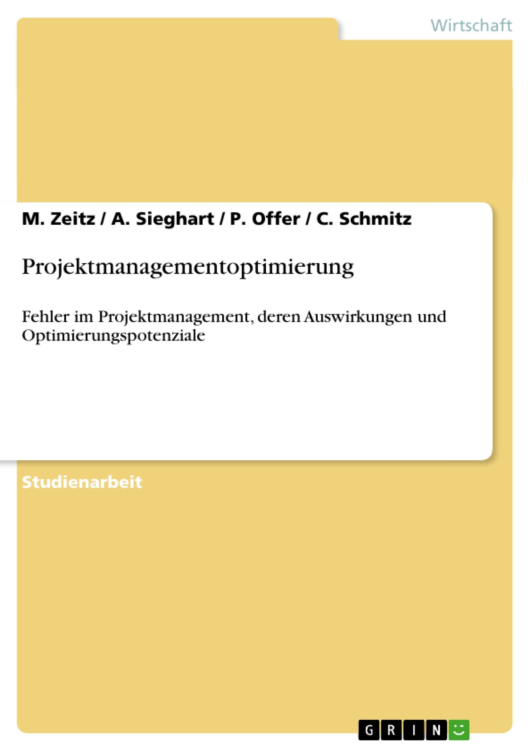 Title: Projektmanagementoptimierung