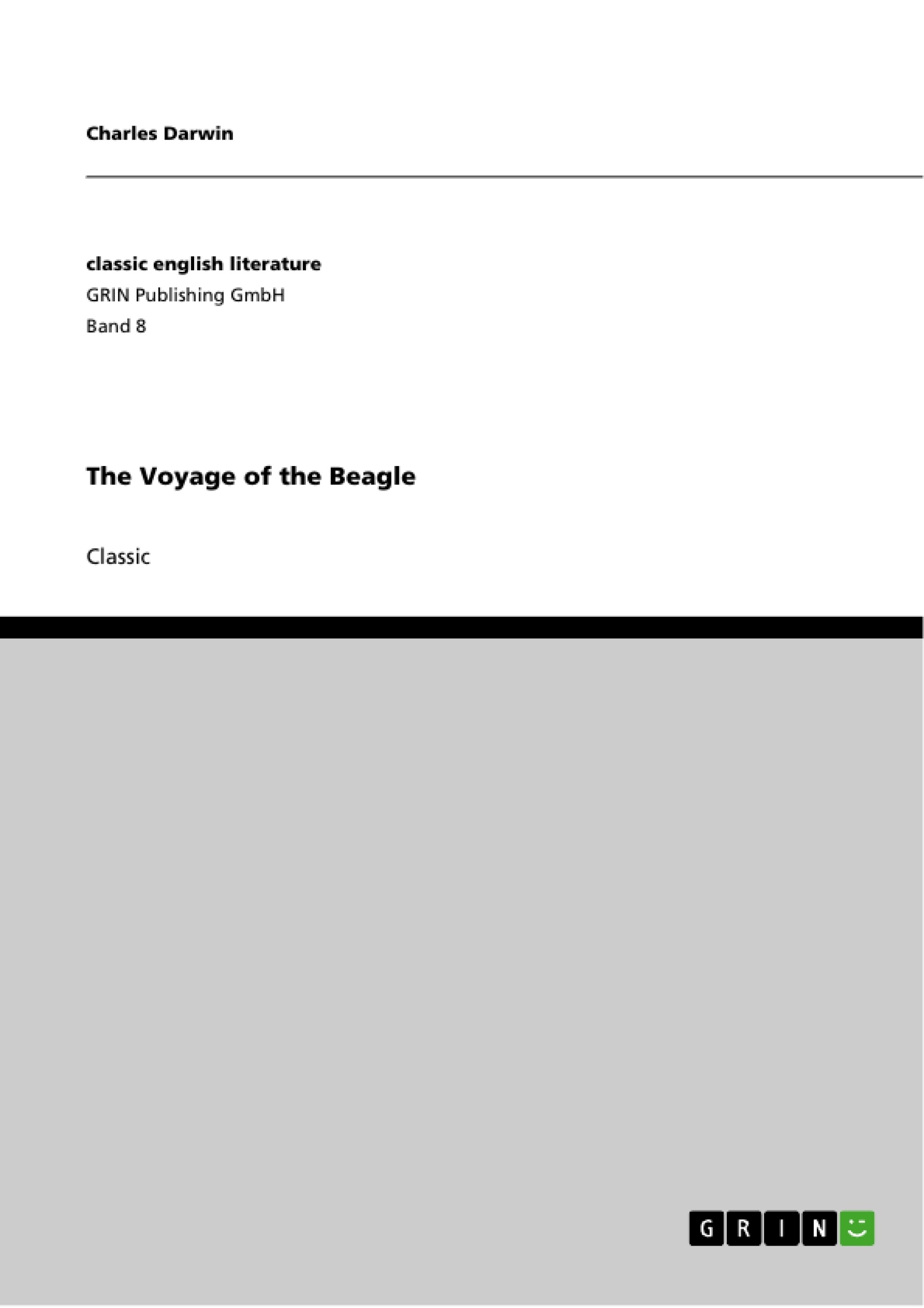 The　GRIN　the　Voyage　of　Beagle