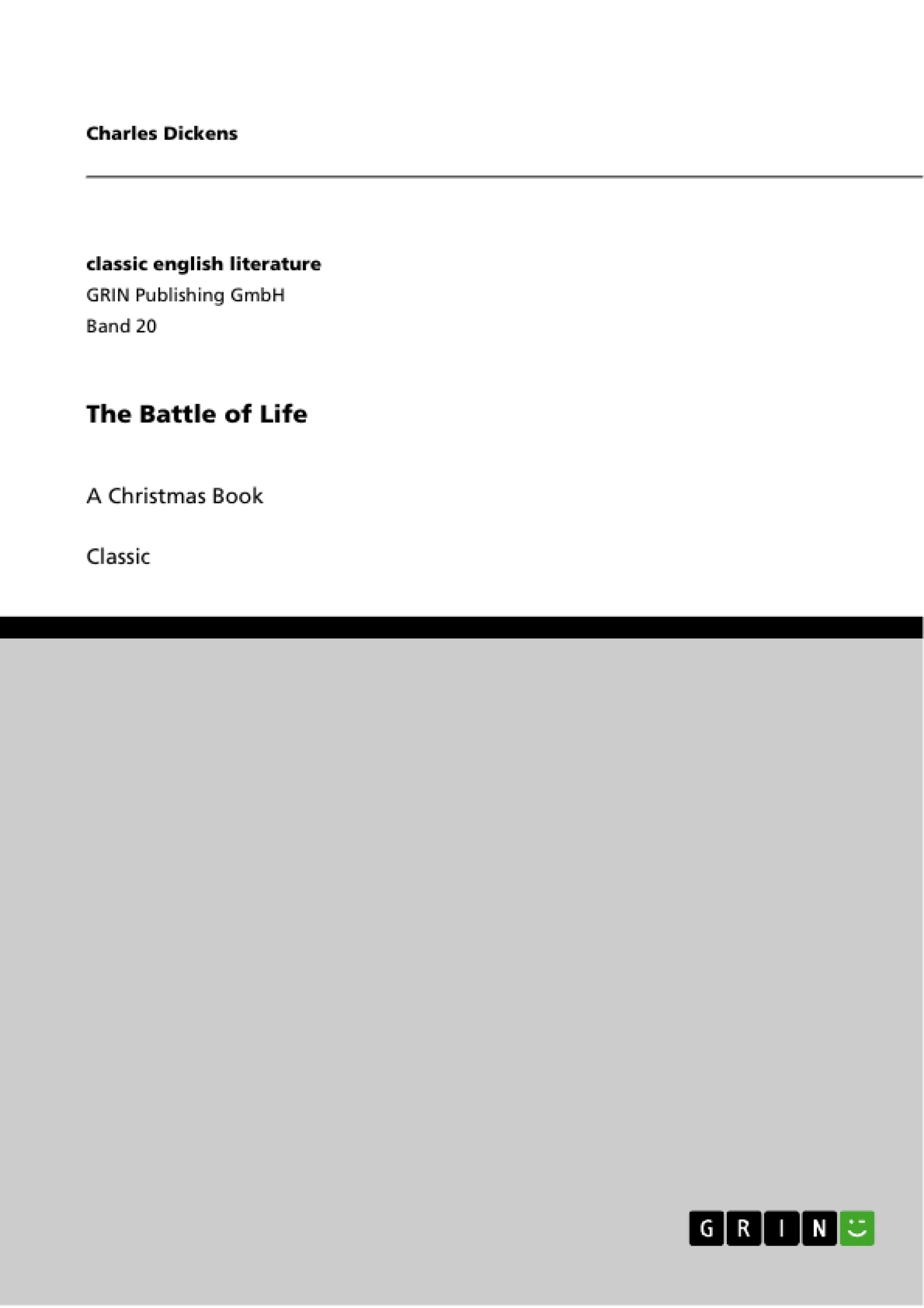 Title: The Battle of Life