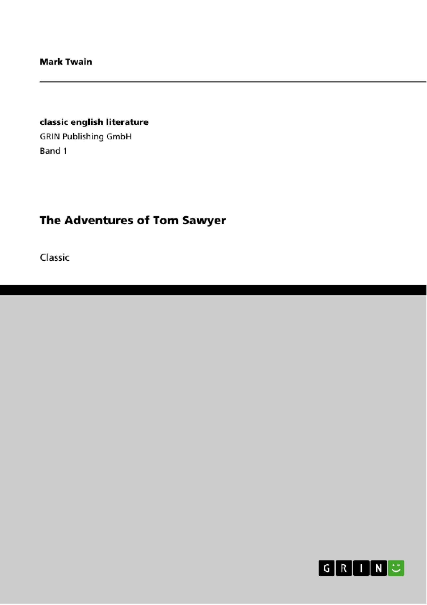 Title: The Adventures of Tom Sawyer