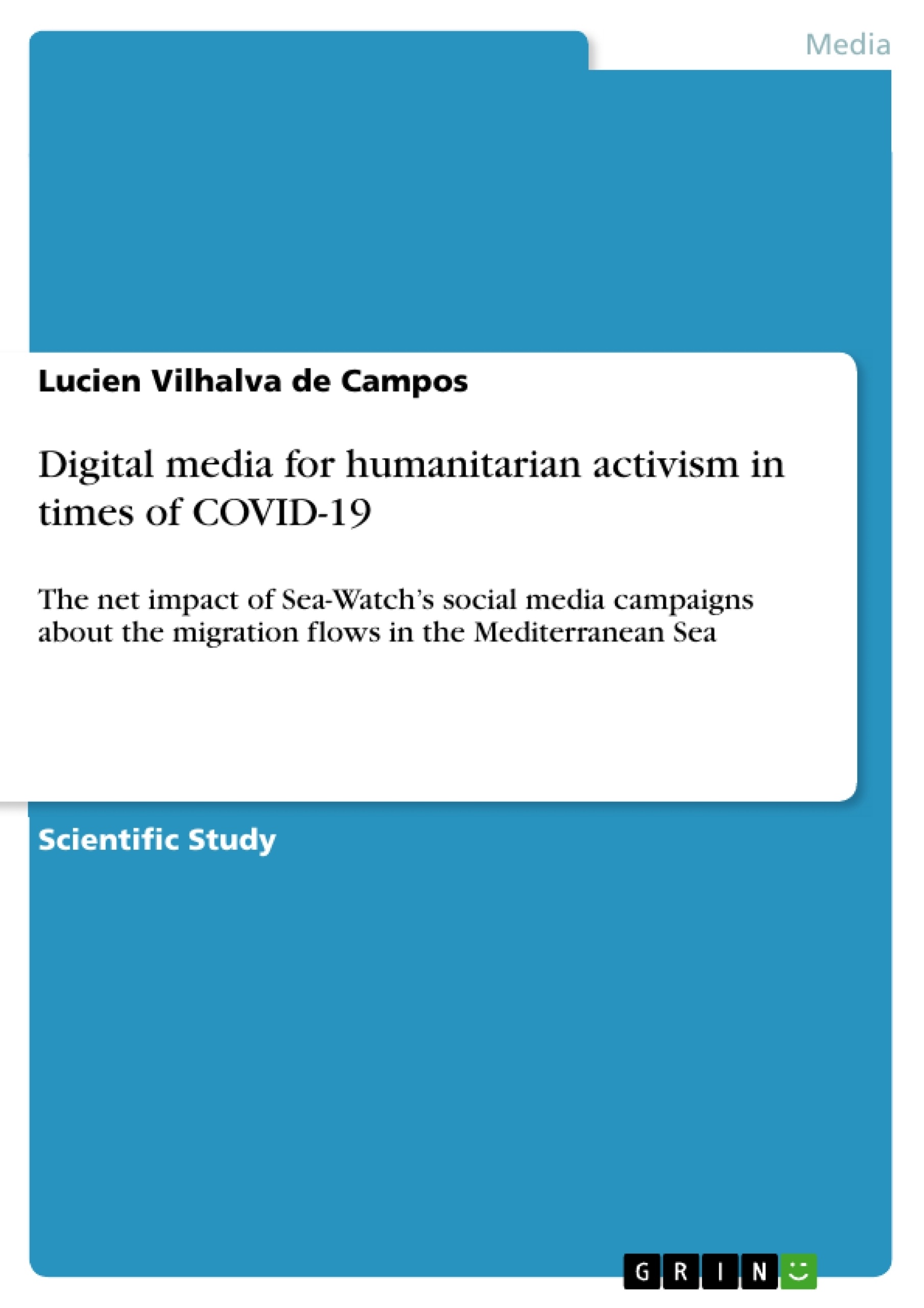 Title: Digital media for humanitarian activism in times of COVID-19