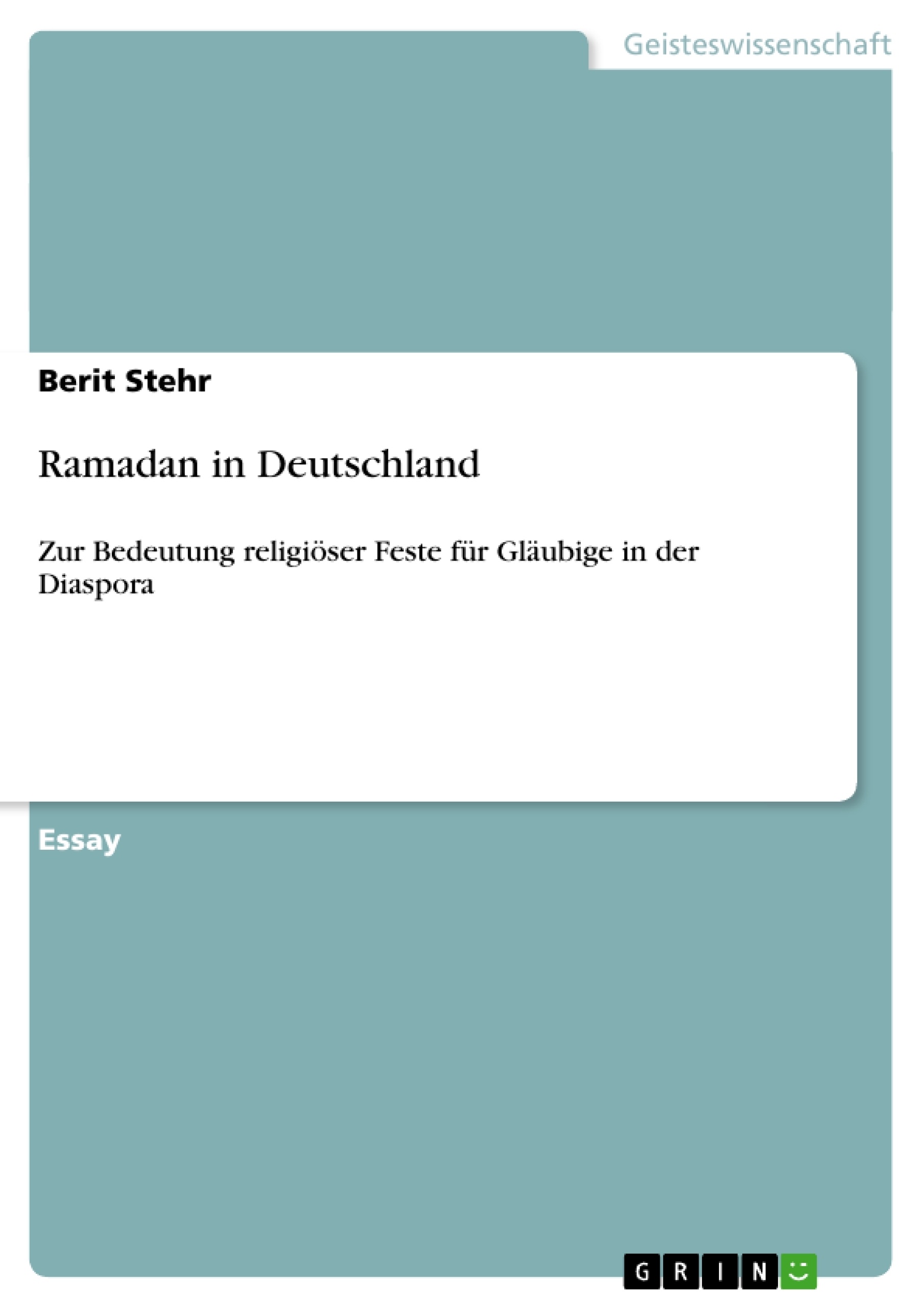 Title: Ramadan in Deutschland