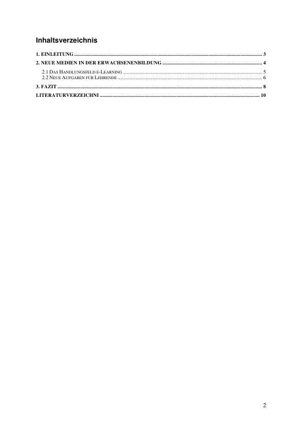 Title: Neue Medien und professionelles Handeln in der Erwachsenenbildung 