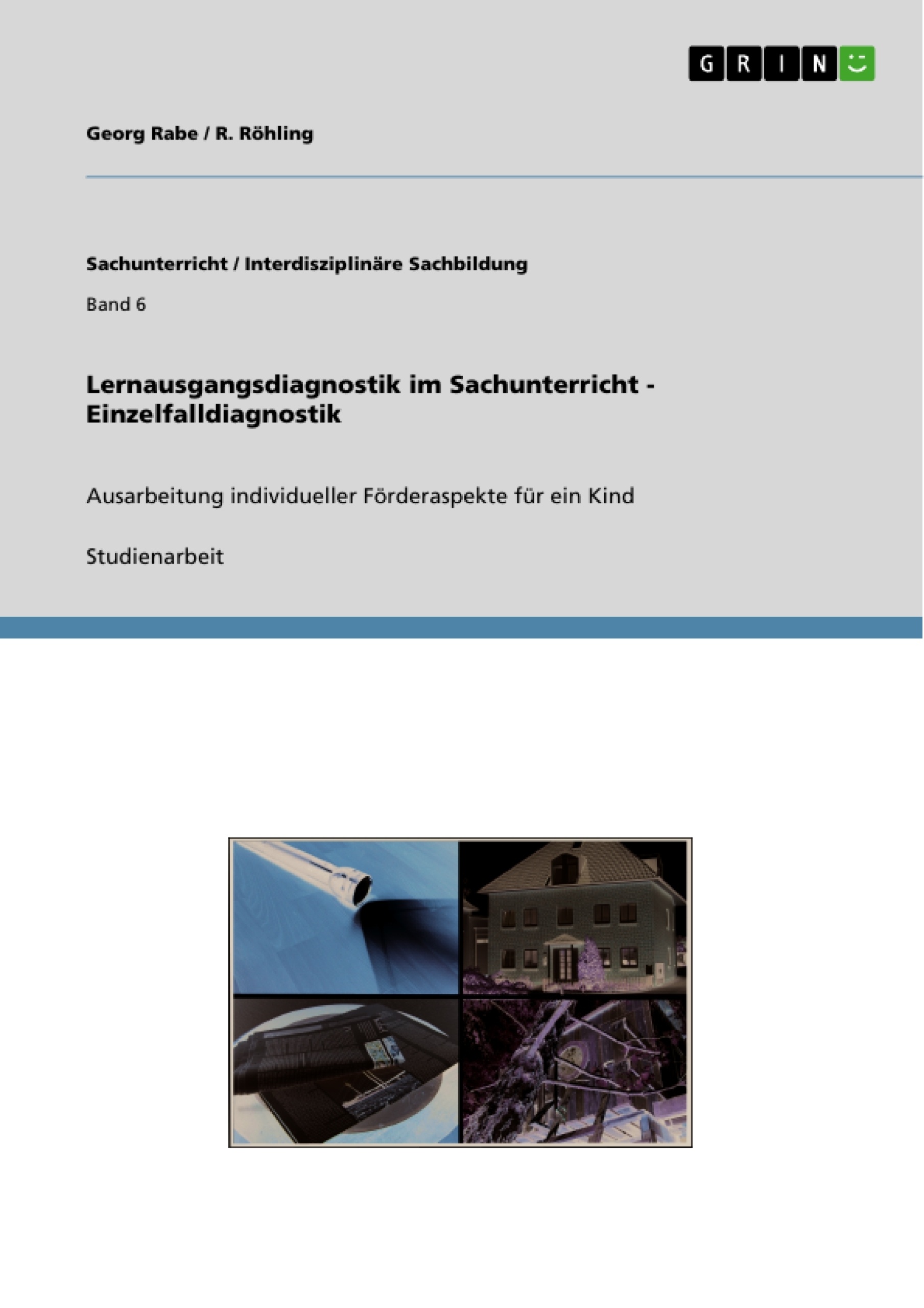 Titre: Lernausgangsdiagnostik im Sachunterricht - Einzelfalldiagnostik
