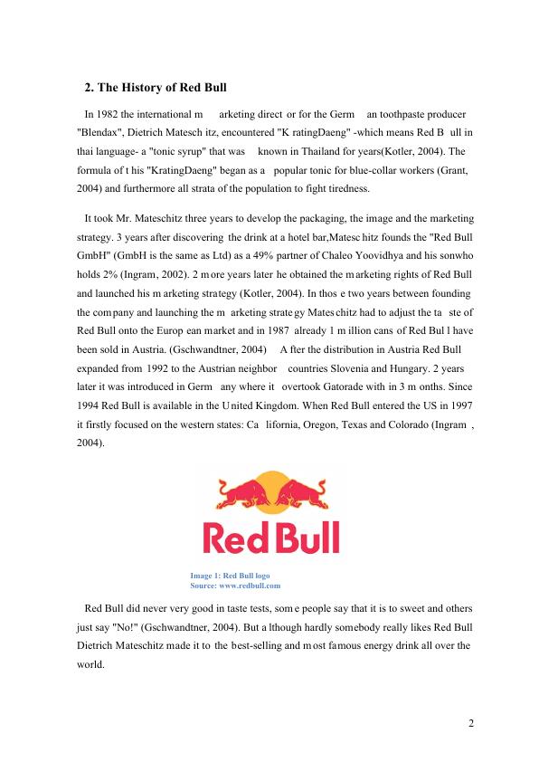 red bull research paper