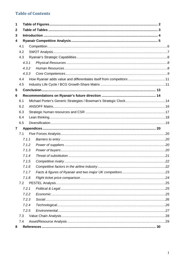 Ryanair Case Study And Strategic Analysis - GRIN | Grin