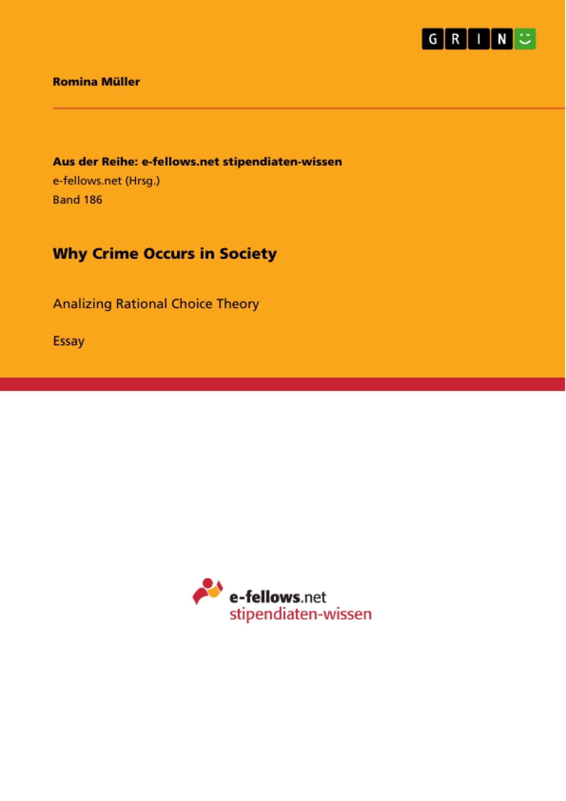 Title: Why Crime Occurs in Society