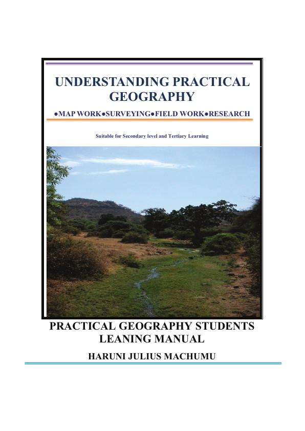 Understanding Practical Geography: Map Work - Surveying - Field Work ...