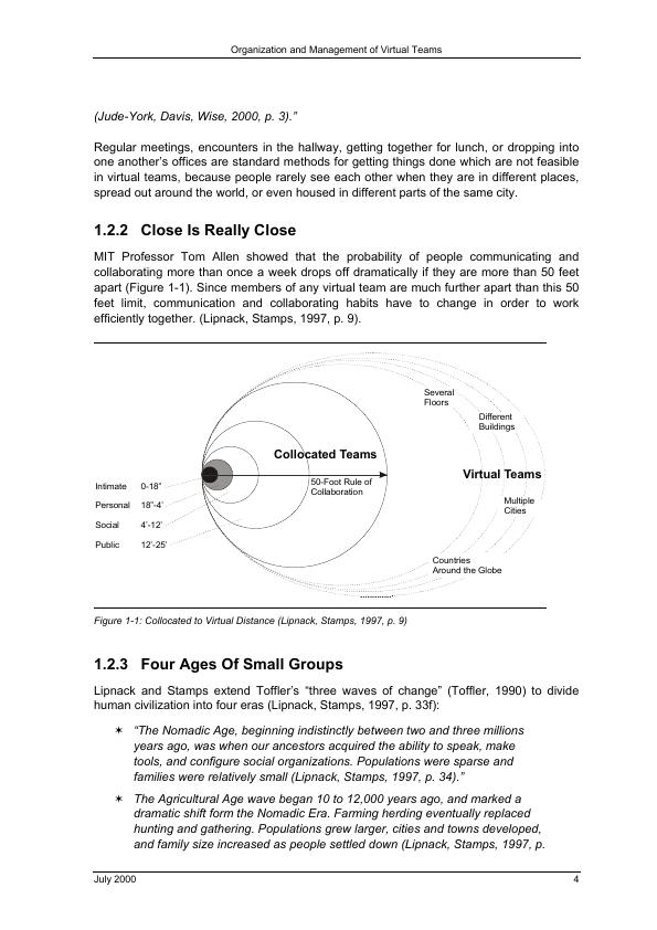 masters thesis virtual project teams