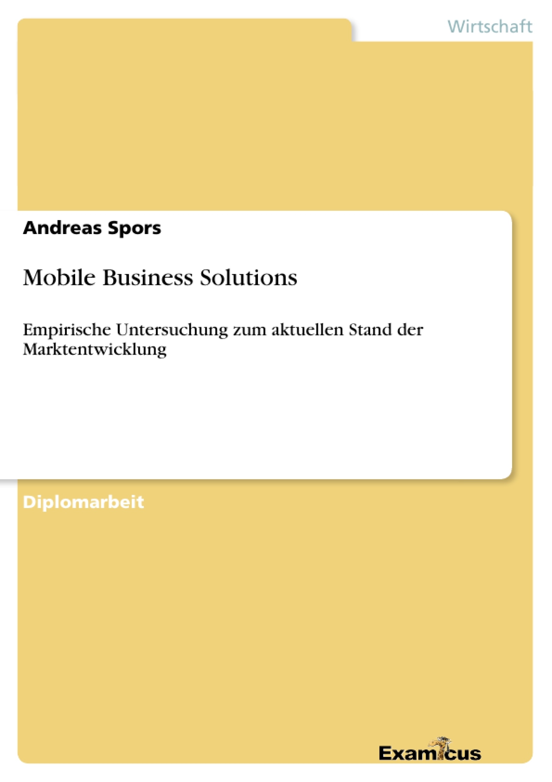 Title: Mobile Business Solutions