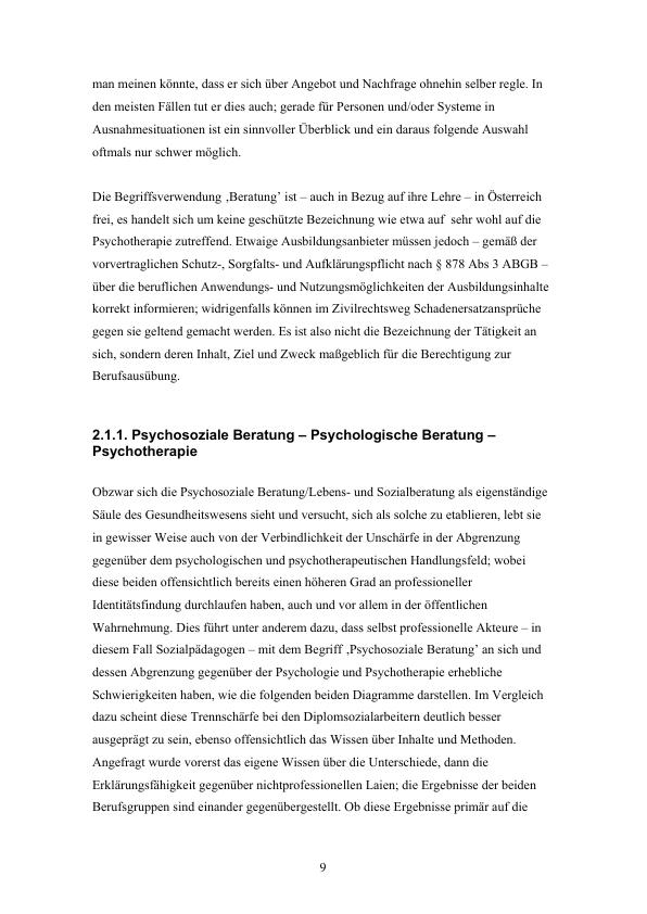 Effektivität Von Psychosozialer Beratung Im Zwangskontext Der ...