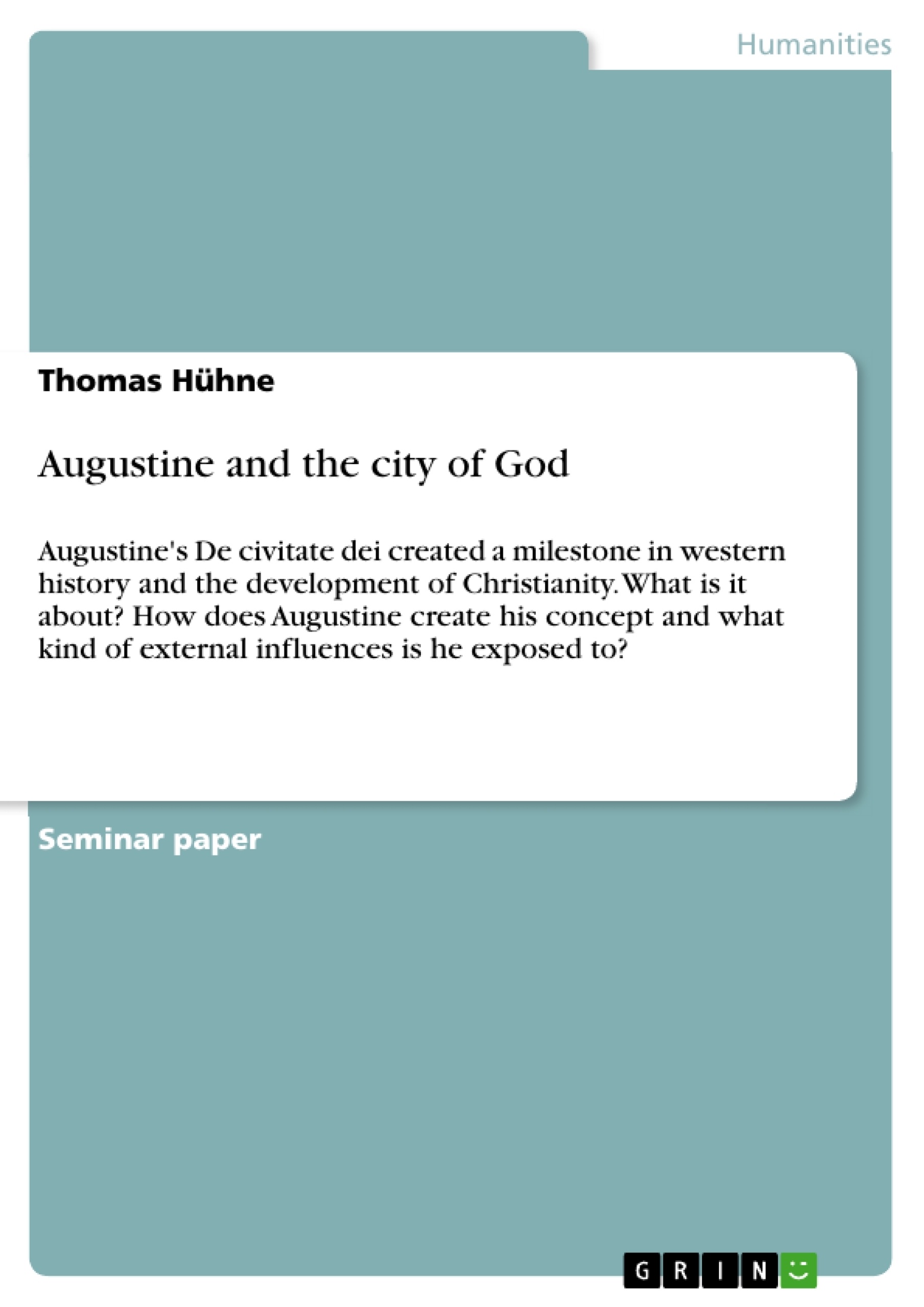 Titre: Augustine and the city of God