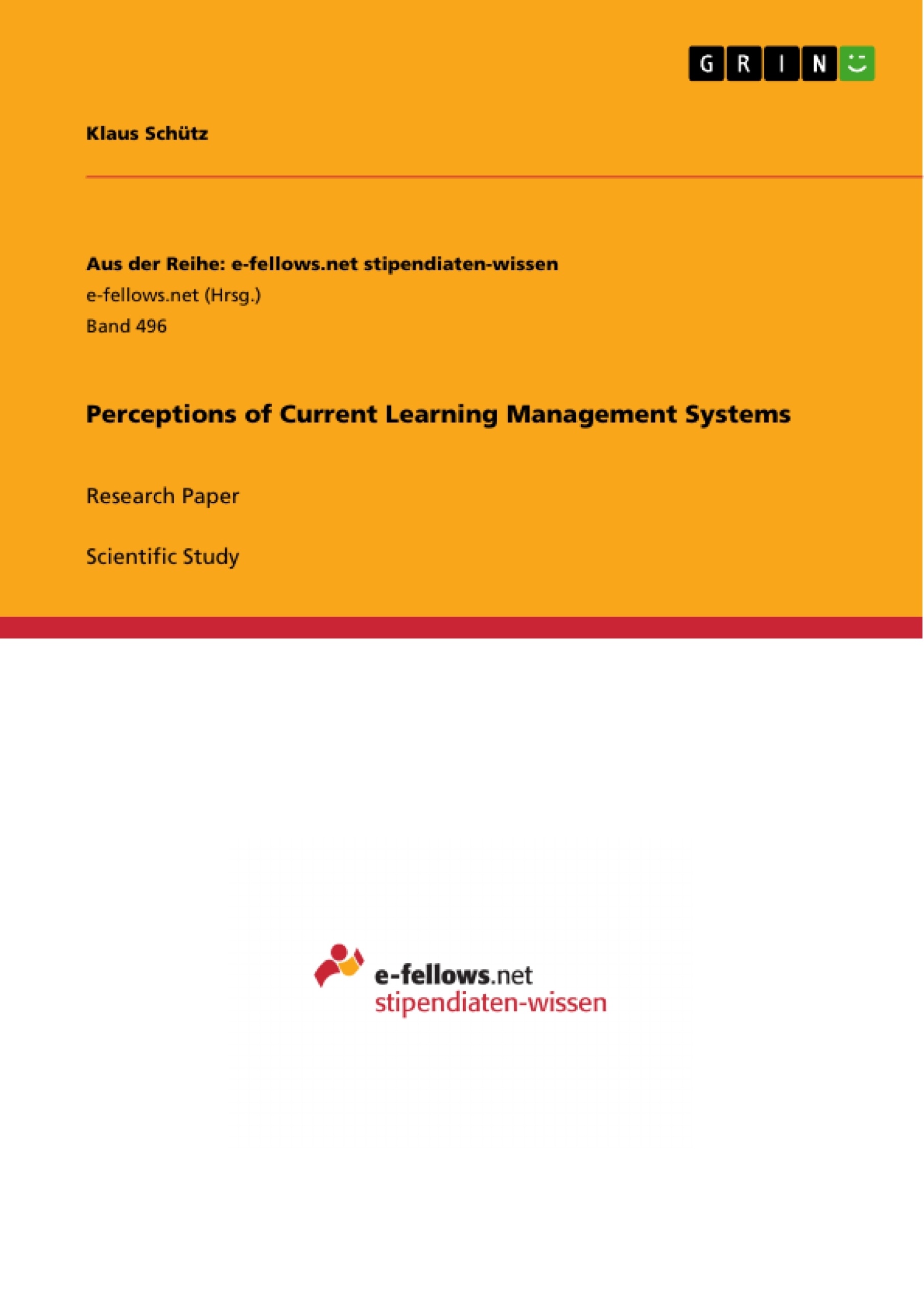 Title: Perceptions of Current Learning Management Systems