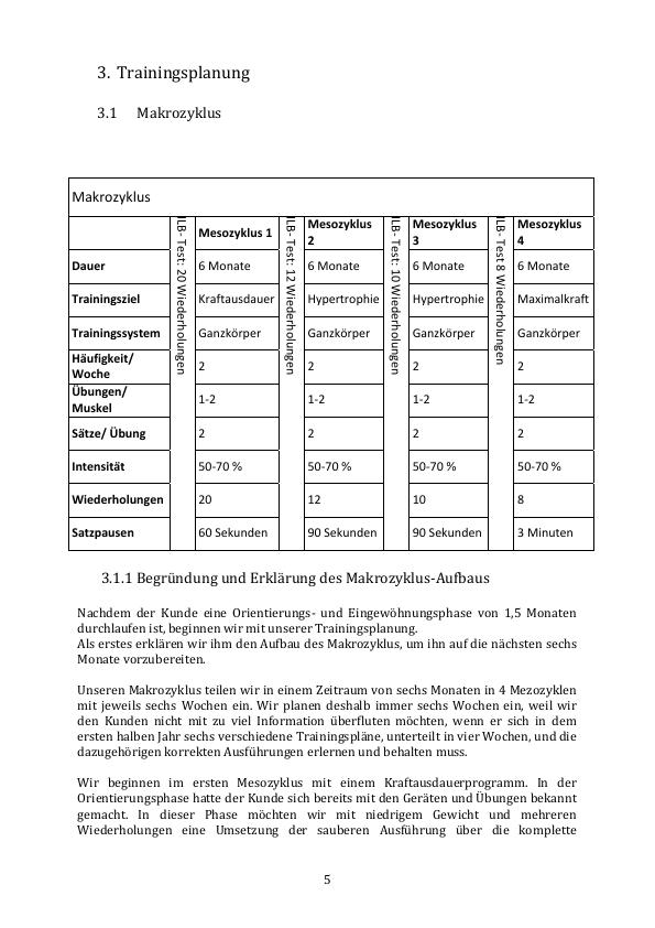 Fitnesstrainer B-Lizenz: Trainingsplanung Nach Der ILB-Methode - GRIN ...