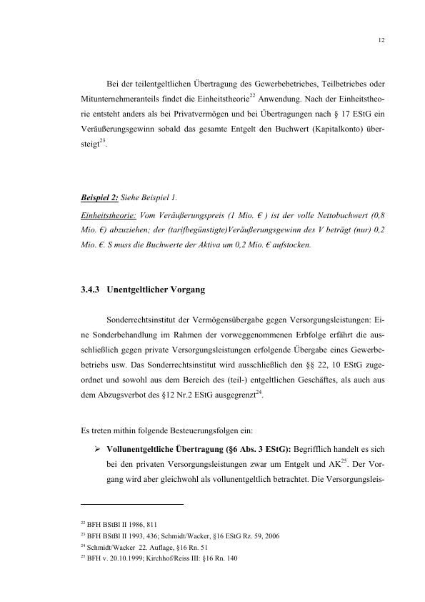 Vermögensübertragung Im Wege Der Vorweggenommenen Erbfolge - Diplom.de