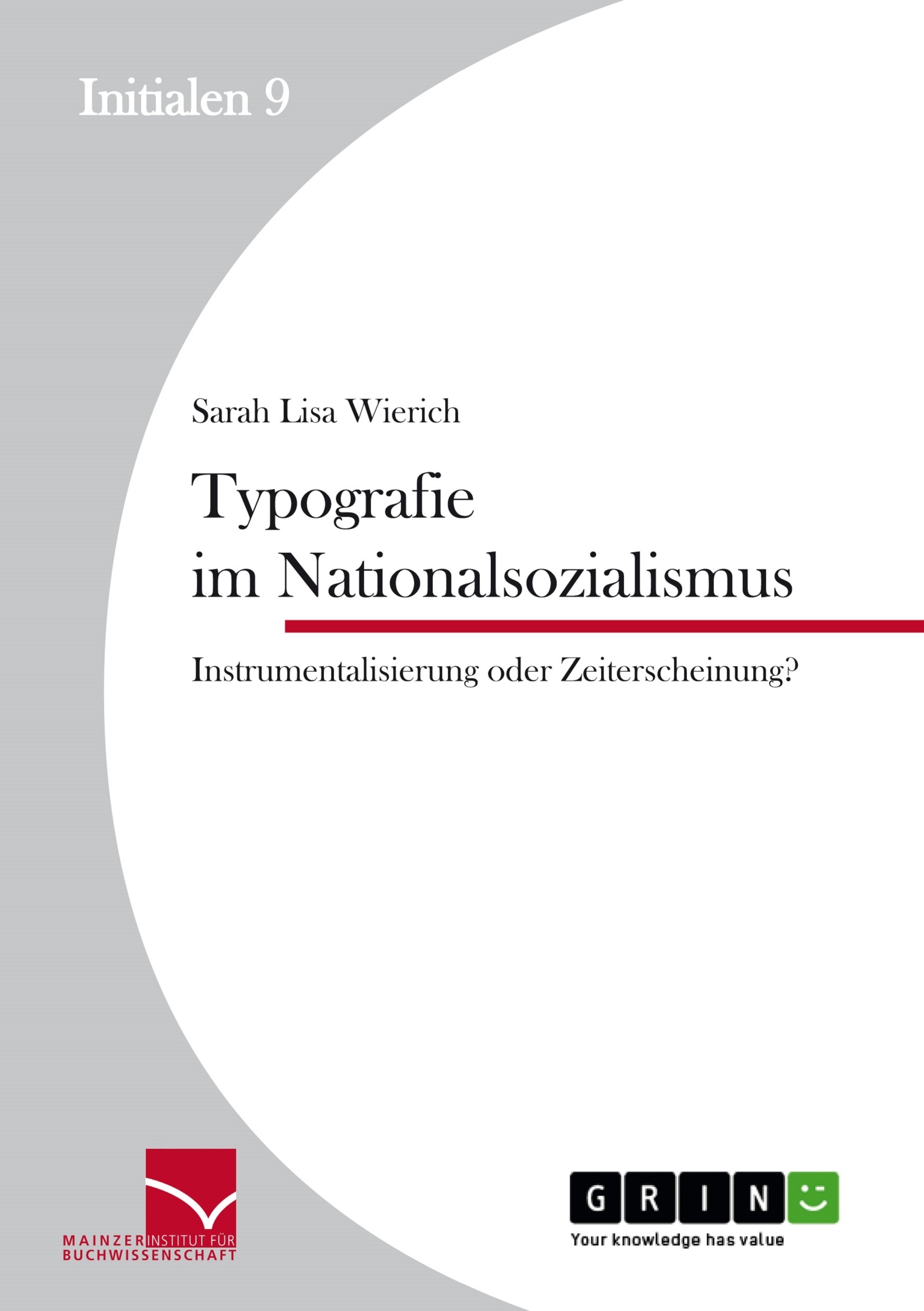 Titel: Typografie im Nationalsozialismus