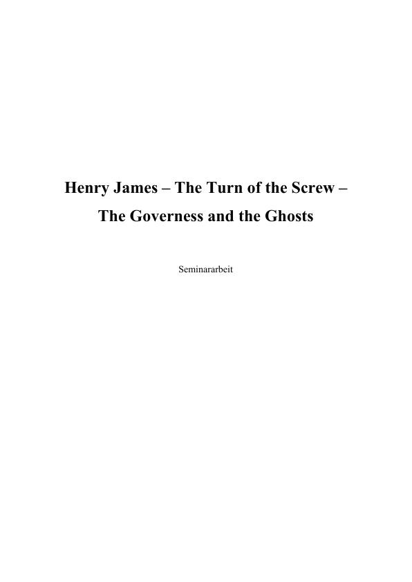 henry james the turning