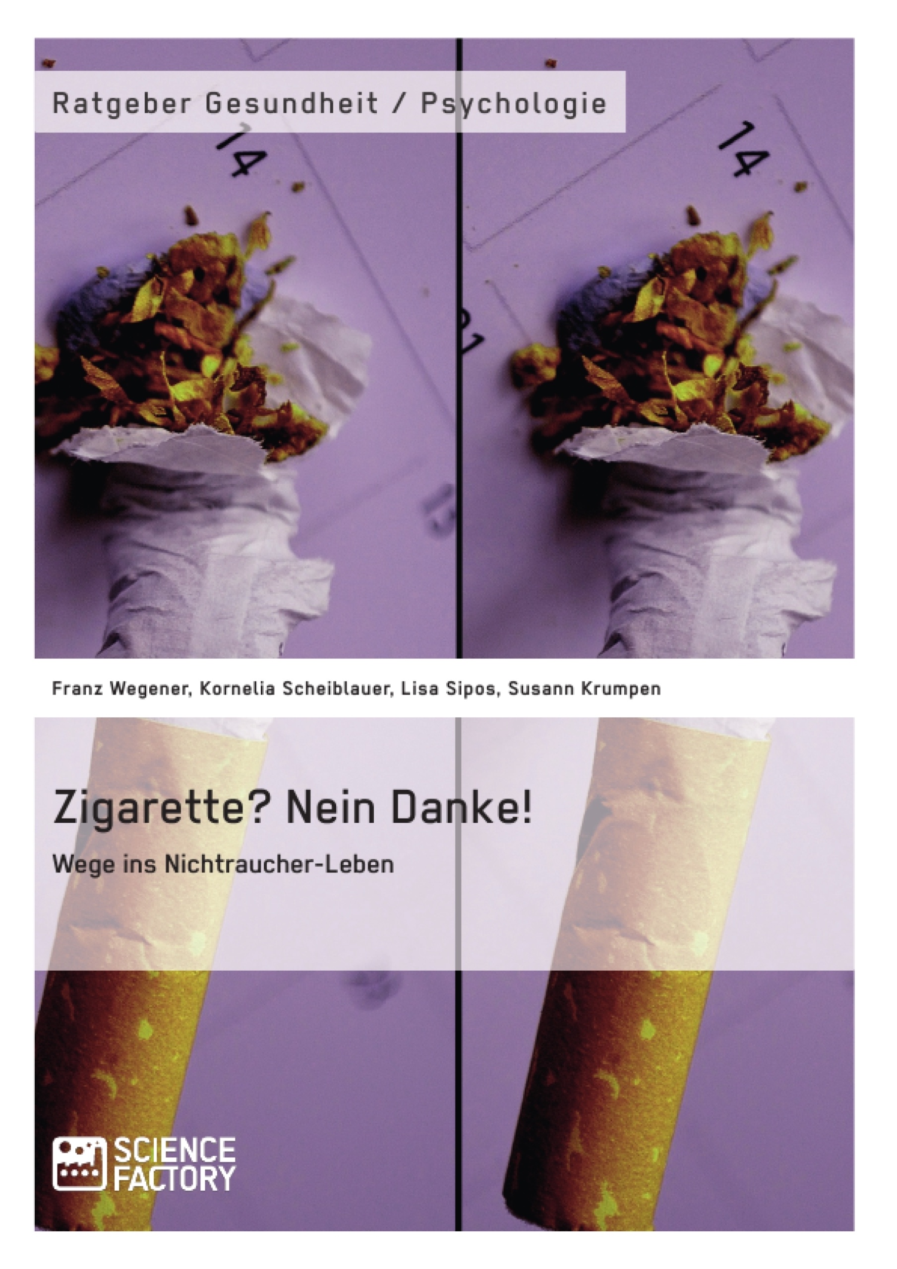 Titre: Zigarette? Nein Danke! Wege ins Nichtraucher-Leben