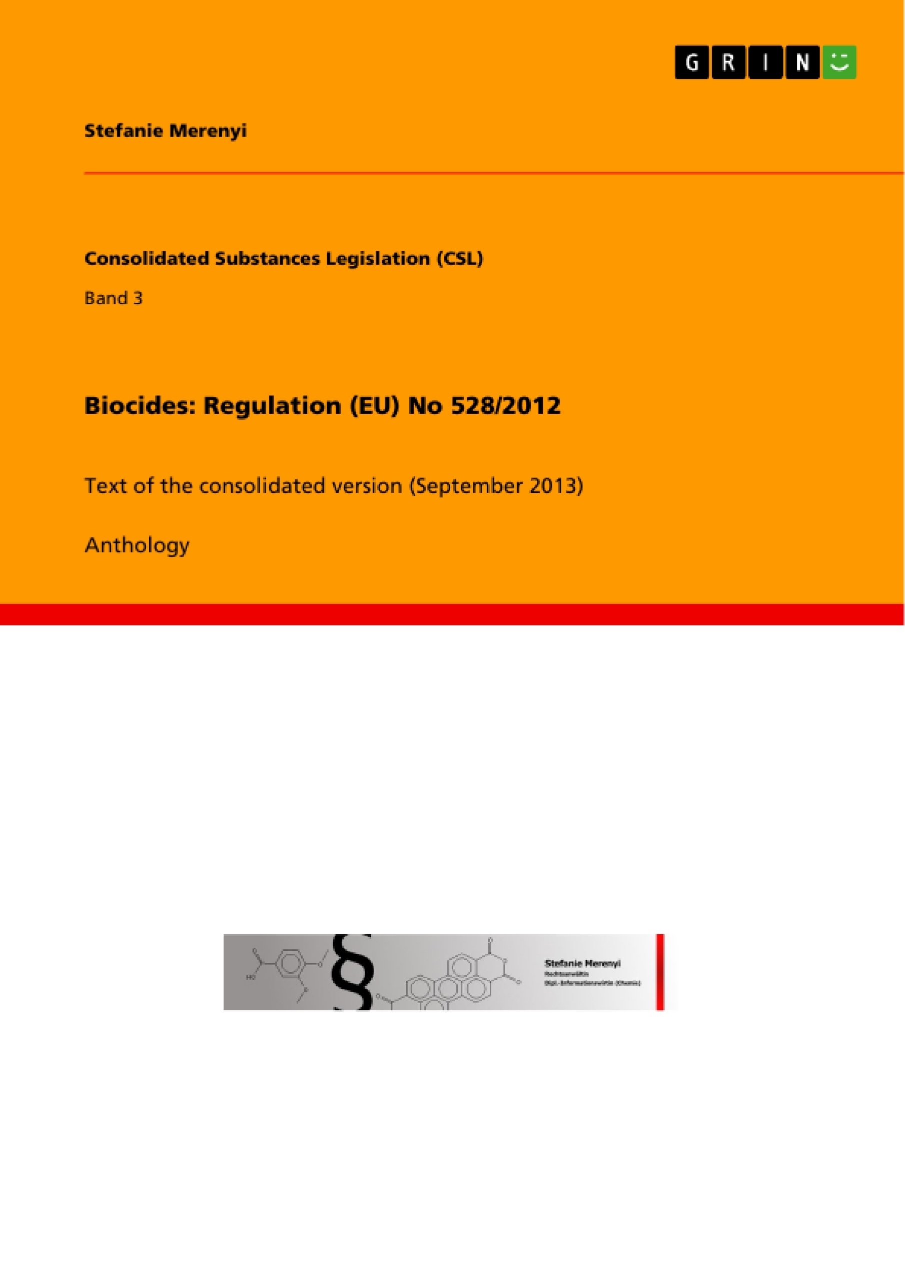 Titre: Biocides: Regulation (EU) No 528/2012