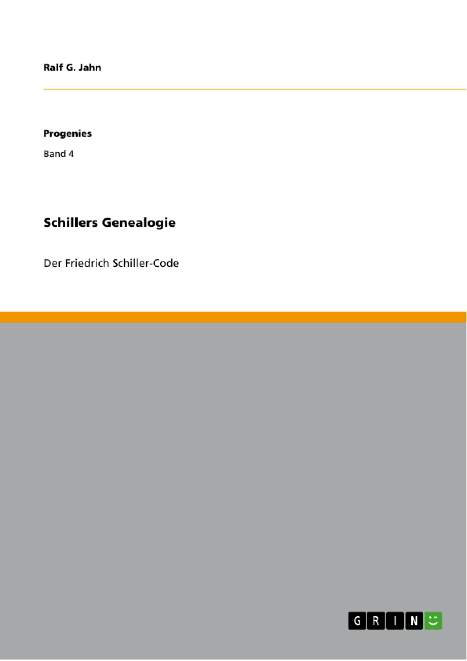 Título: Schillers Genealogie