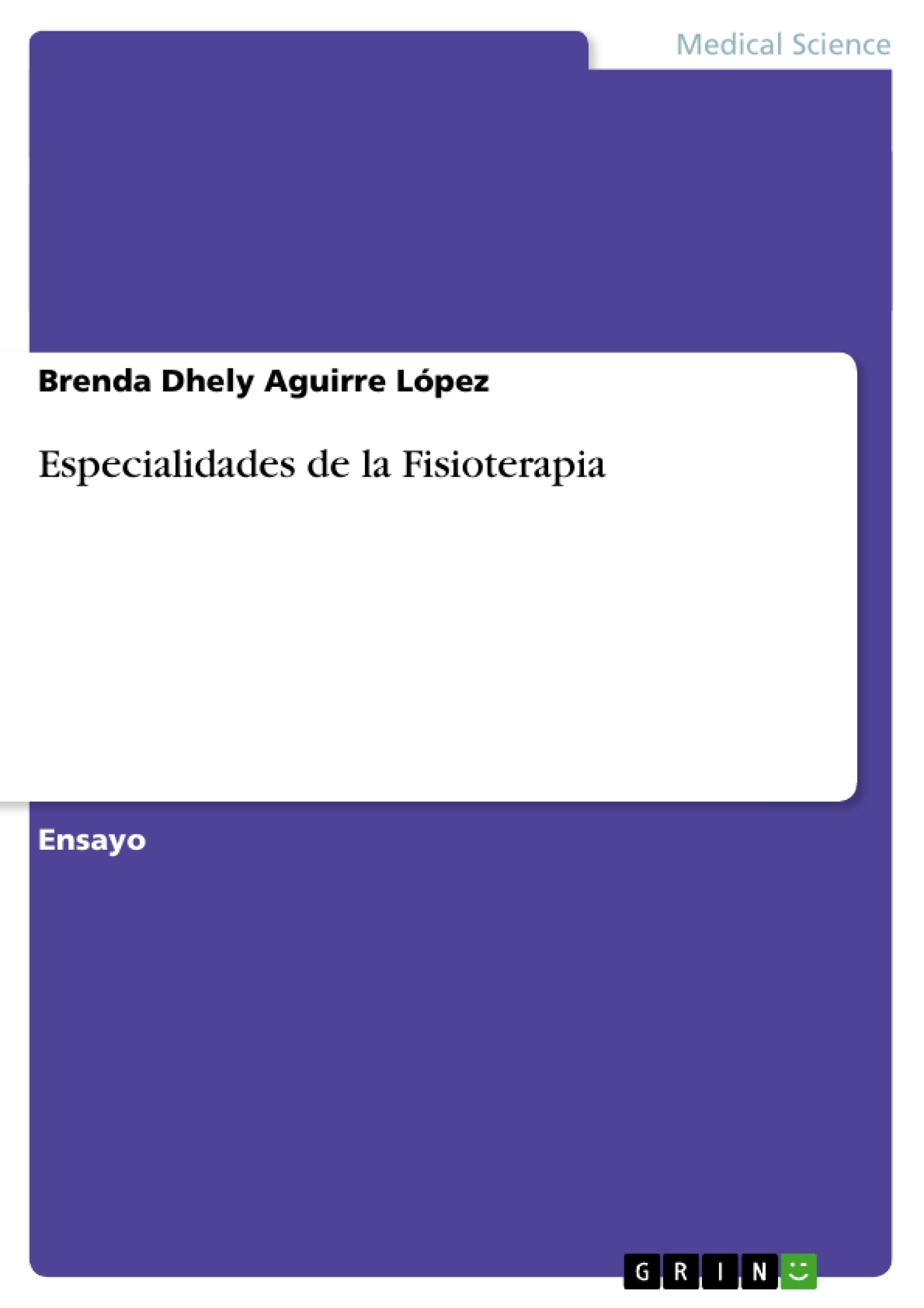 Title: Especialidades de la Fisioterapia