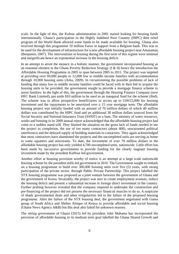 Housing Policies in Ghana. A historical overview from 1920-2014 - GRIN ...