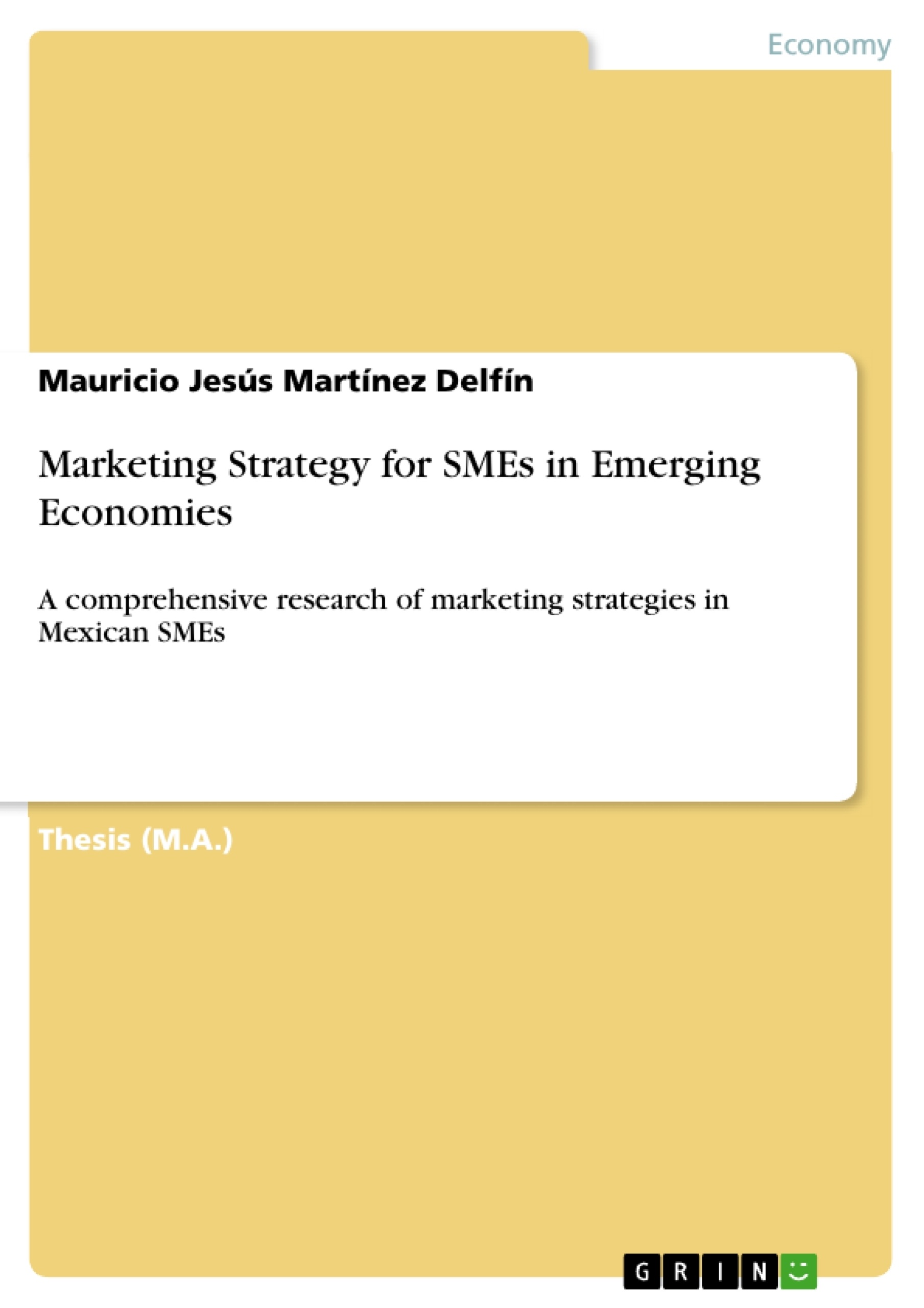 for　Economies　Marketing　Strategy　Emerging　SMEs　in　GRIN