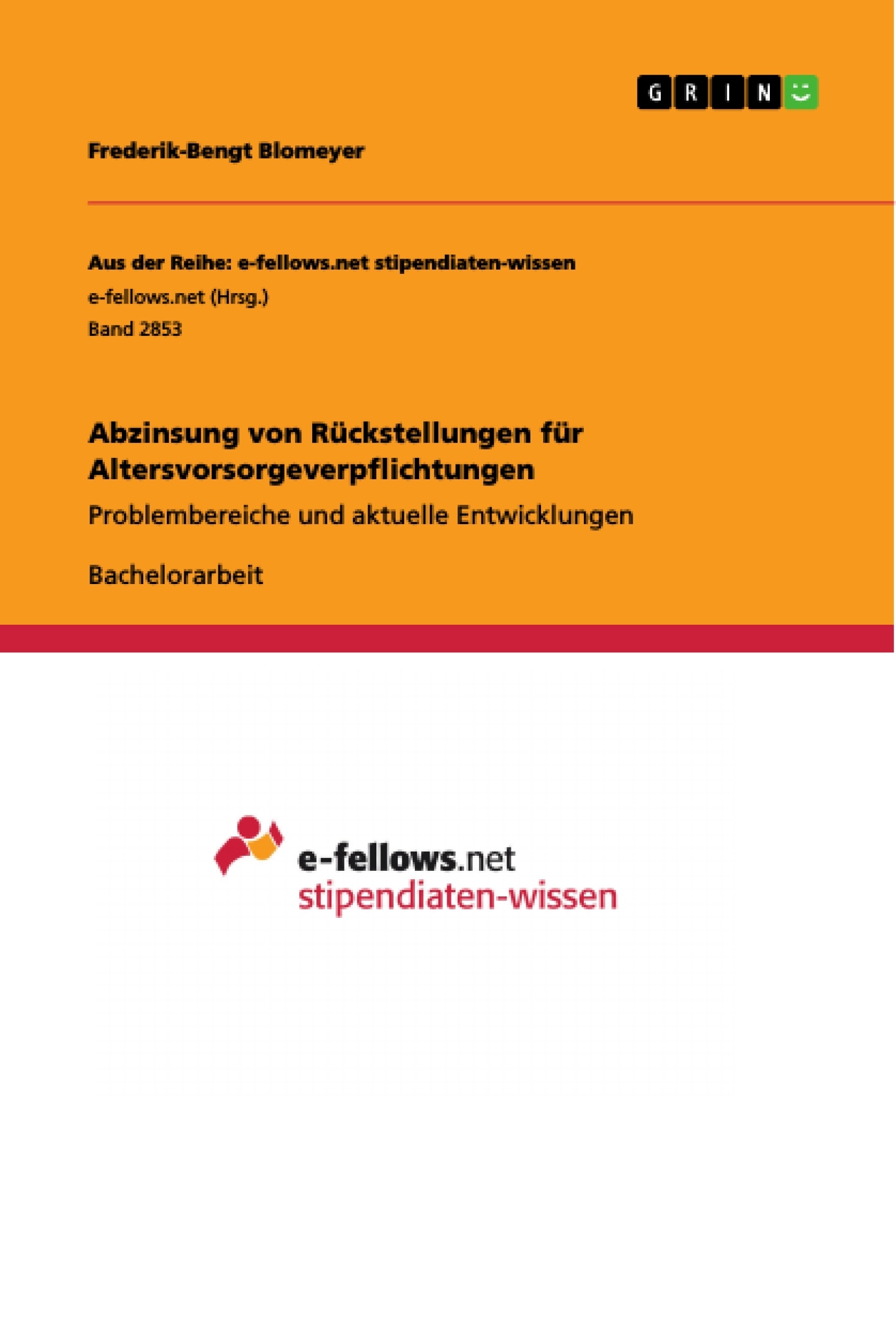 Title: Abzinsung von Rückstellungen für Altersvorsorgeverpflichtungen