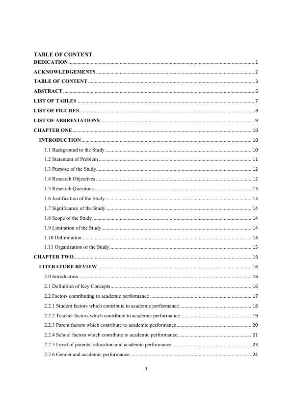 Factors contributing to academic performance of students in a Junior ...