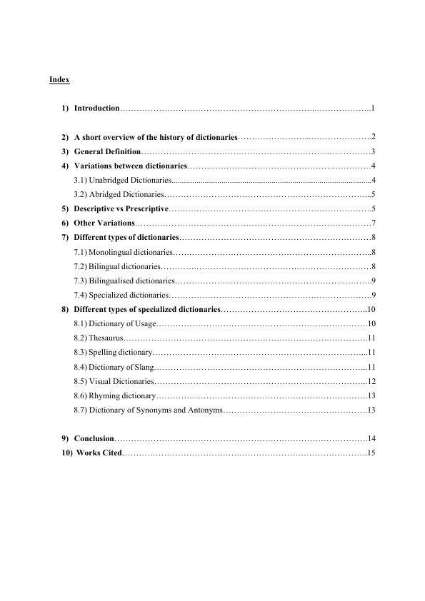 12 types of dictionaries