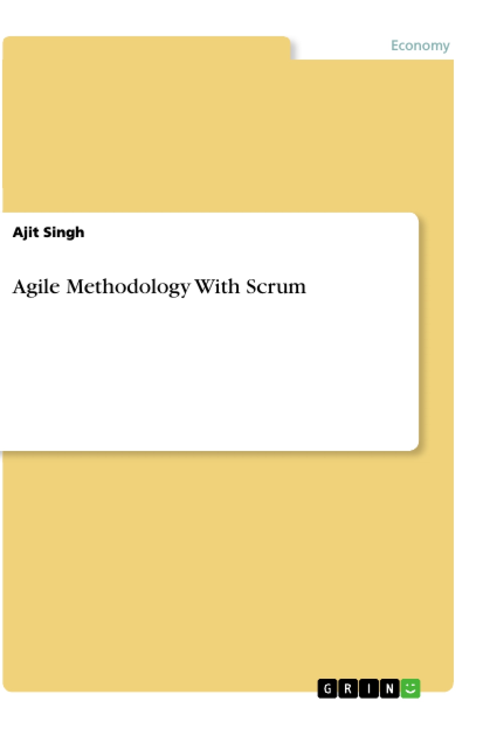 Title: Agile Methodology With Scrum