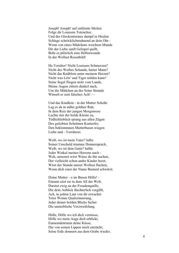 Eine Textanalyse Von Friedrich Schillers "Die Kindsmörderin" - GRIN | Grin