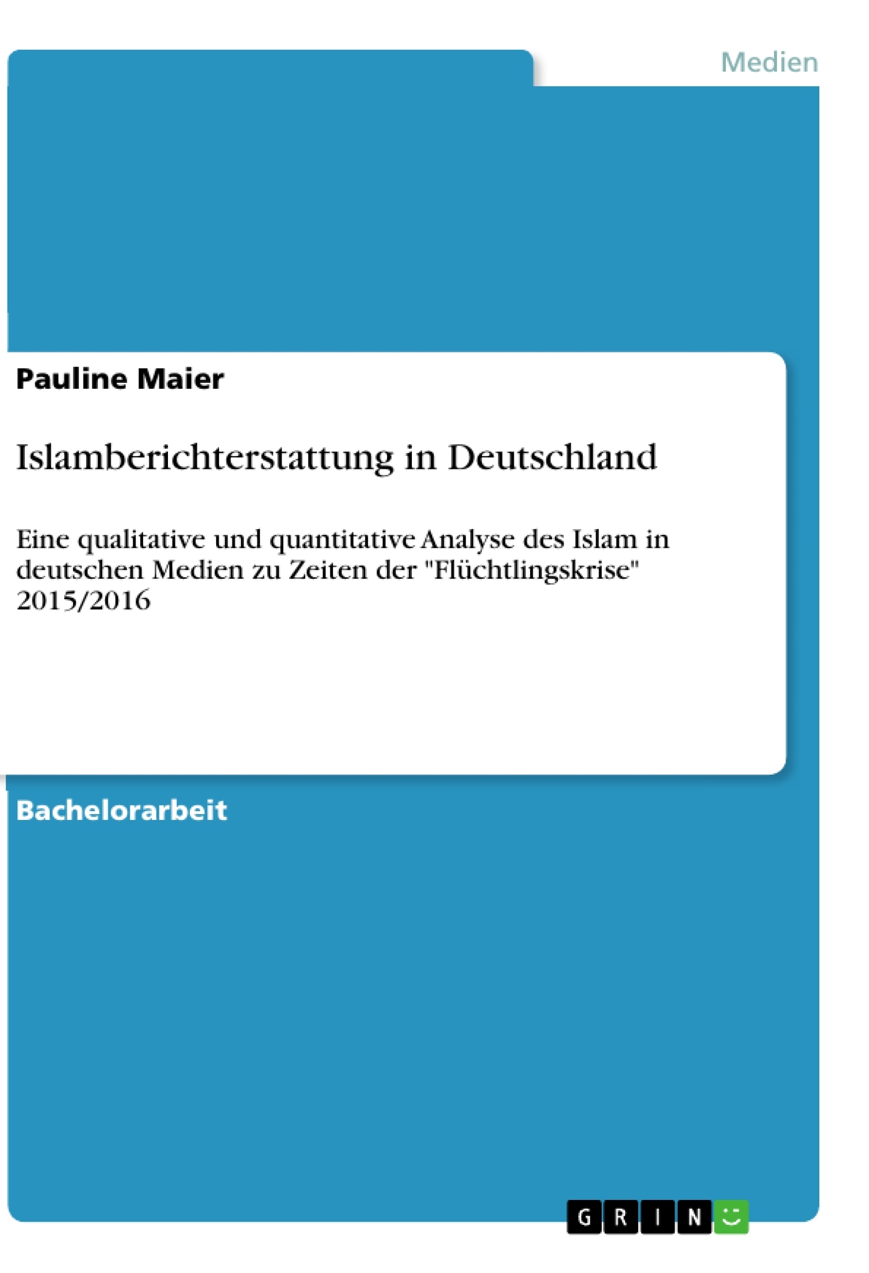 Title: Islamberichterstattung in Deutschland