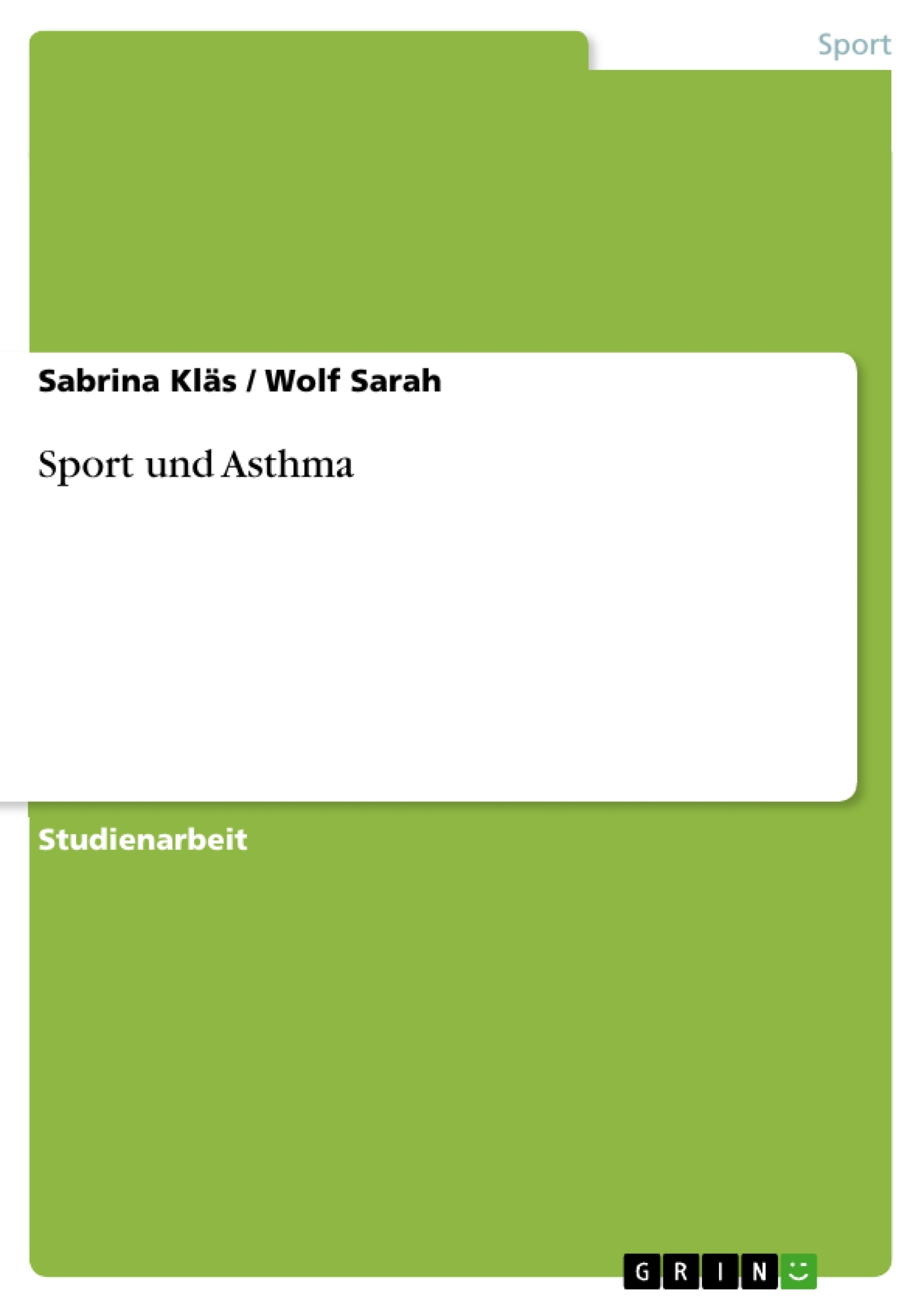Título: Sport und Asthma