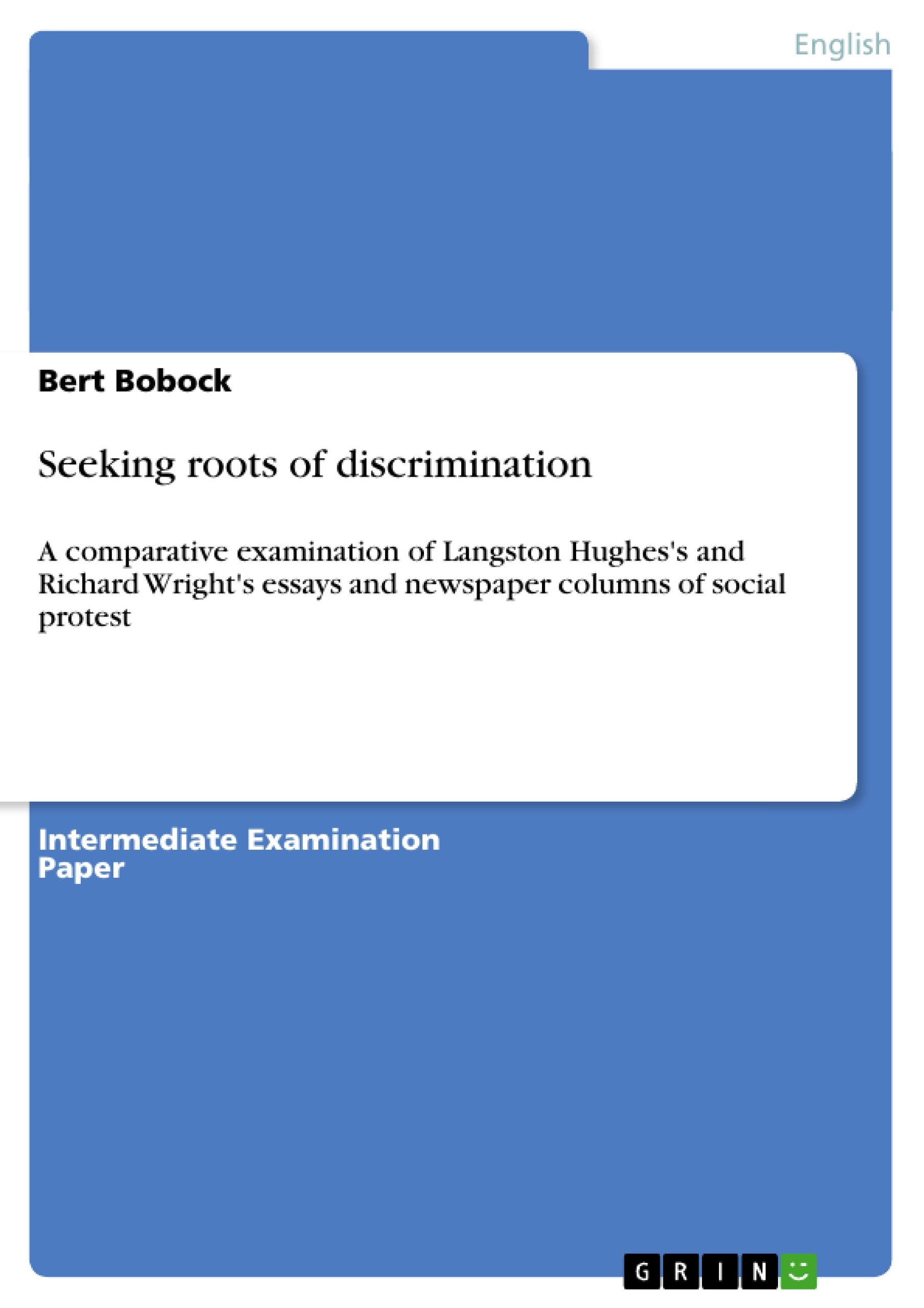 Título: Seeking roots of discrimination
