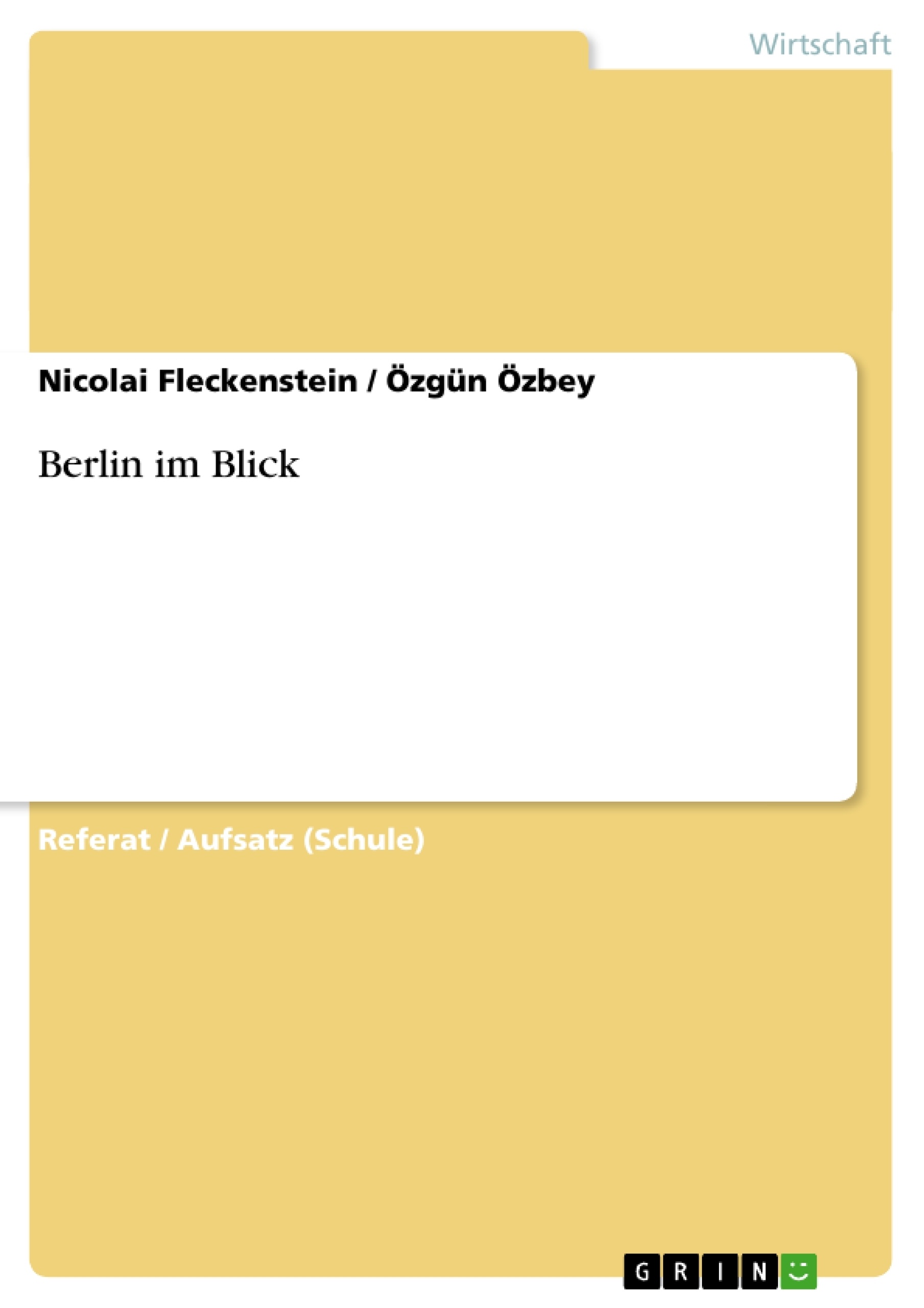 Título: Berlin im Blick