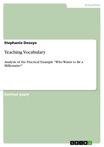 Titel: Teaching Vocabulary