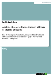 Title: Analysis of selected texts through a flower of literary criticism