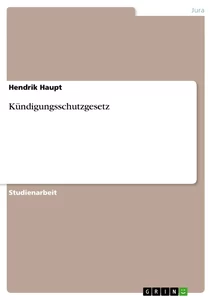 Title: Kündigungsschutzgesetz