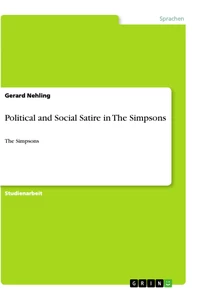 Title: Political and Social Satire in The Simpsons