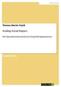 Titel: Scaling Social Impact