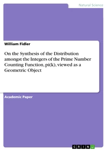 On the Synthesis of the Distribution amongst the Integers of the Prime Number
