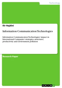 Title: Information Communication Technologies