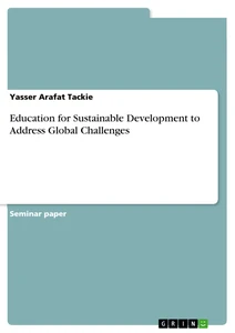 Education for Sustainable Development to Address Global Challenges