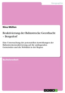 Reaktivierung der Bahnstrecke Geesthacht – Bergedorf