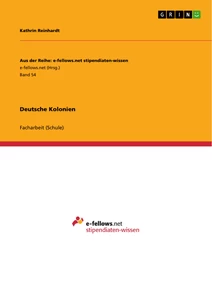 Title: Deutsche Kolonien
